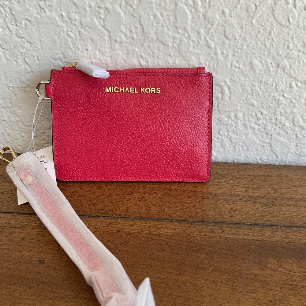 Michael Kors Pink Card Holder